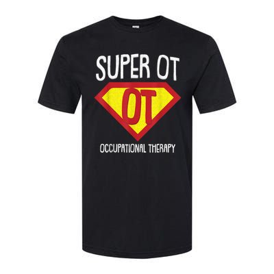 Superhero Occupational Therapy Cool Ota Therapist Gift Softstyle CVC T-Shirt