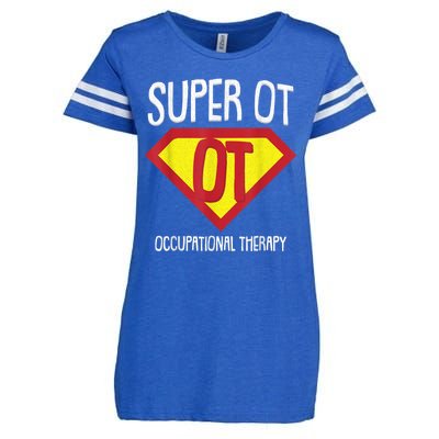 Superhero Occupational Therapy Cool Ota Therapist Gift Enza Ladies Jersey Football T-Shirt