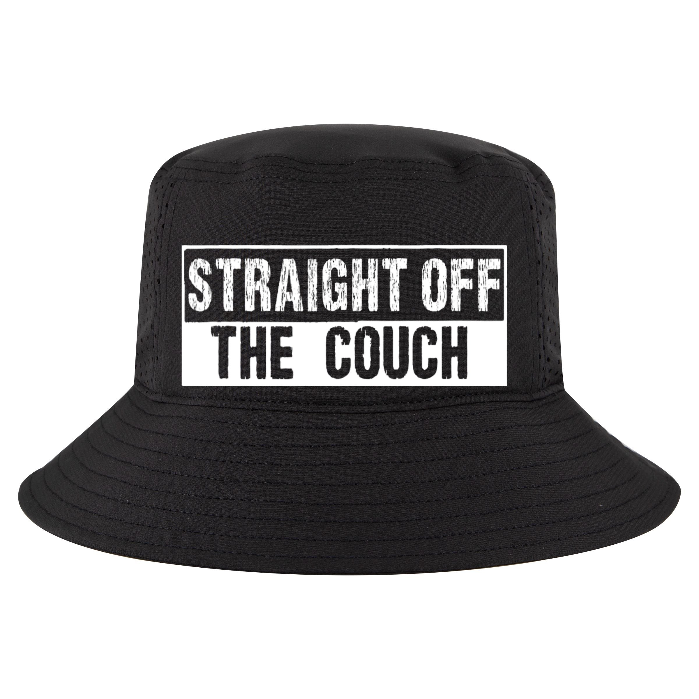 Straight Off The Couch Funny Football Offensive Lineman Sustainable Bucket Hat