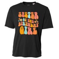 Sister of the Birthday Vintage Groovy Sister 1st Cooling Performance Crew T-Shirt