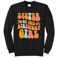 Sister of the Birthday Vintage Groovy Sister 1st Sweatshirt