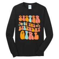 Sister of the Birthday Vintage Groovy Sister 1st Tall Long Sleeve T-Shirt