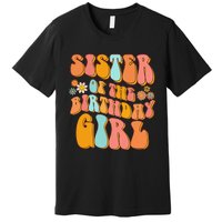 Sister of the Birthday Vintage Groovy Sister 1st Premium T-Shirt