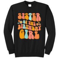 Sister of the Birthday Vintage Groovy Sister 1st Tall Sweatshirt