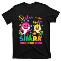 Sister Of The Shark Birthday Family Matching Birthday T-Shirt