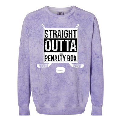 Straight Outta The Penalty Box Colorblast Crewneck Sweatshirt