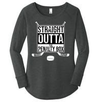 Straight Outta The Penalty Box Women's Perfect Tri Tunic Long Sleeve Shirt