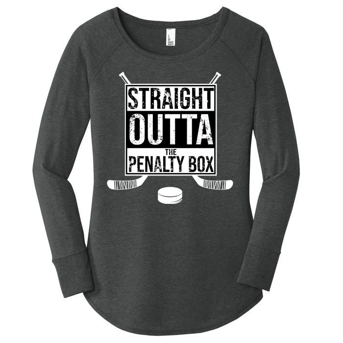 Straight Outta The Penalty Box Women's Perfect Tri Tunic Long Sleeve Shirt