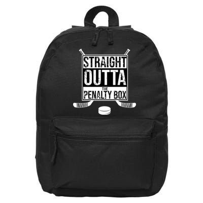 Straight Outta The Penalty Box 16 in Basic Backpack