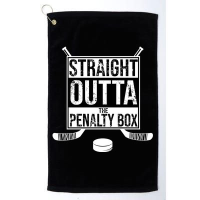 Straight Outta The Penalty Box Golf Towel