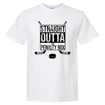 Straight Outta The Penalty Box Garment-Dyed Heavyweight T-Shirt