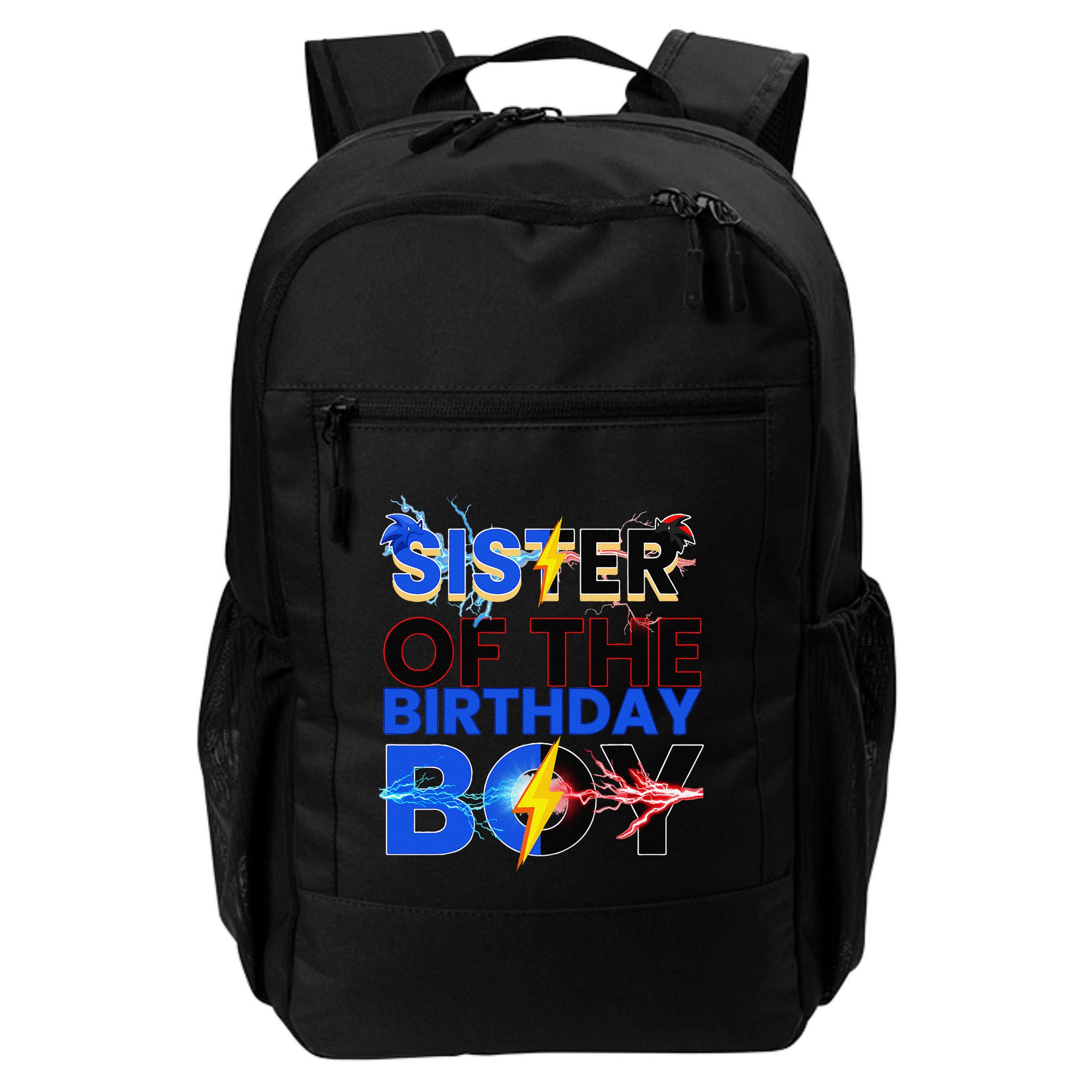 Sister Of The Birthday Boy Hedgehog Family Party Decorations Backpack