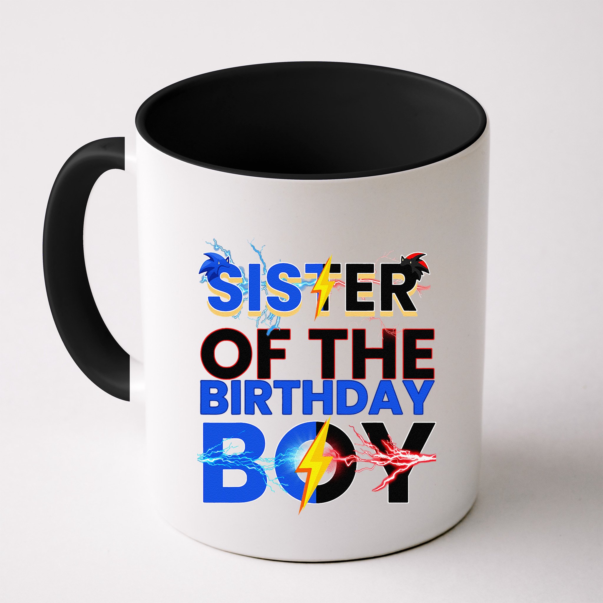 Sister Of The Birthday Boy Hedgehog Family Party Decorations Mug