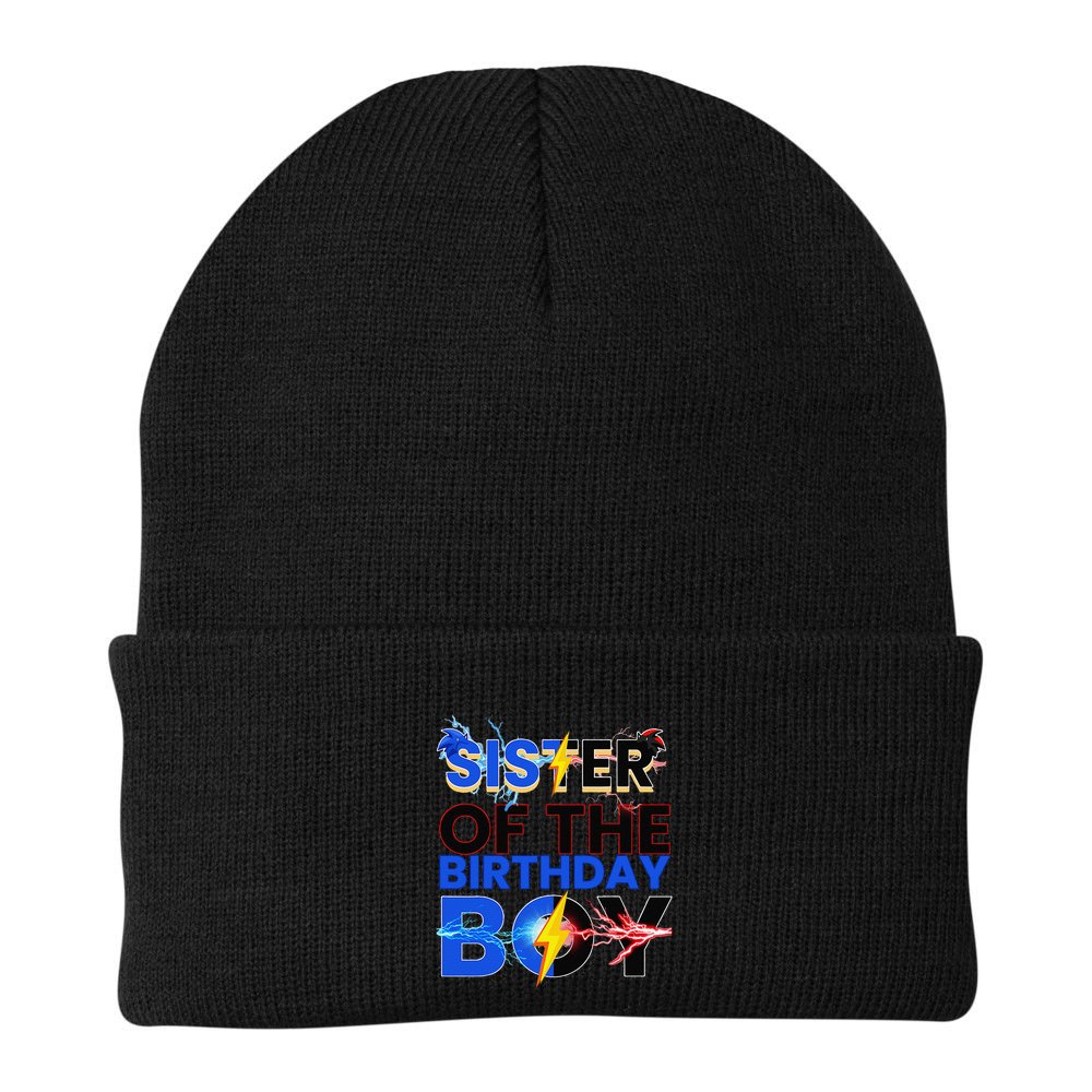 Sister Of The Birthday Boy Hedgehog Family Party Decorations Beanie