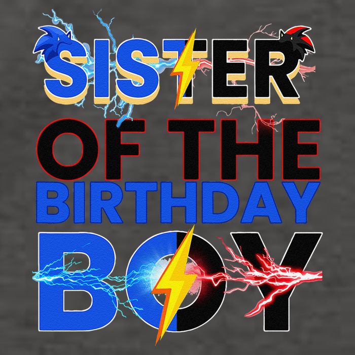 Sister Of The Birthday Boy Hedgehog Family Party Decorations Vector Backpack
