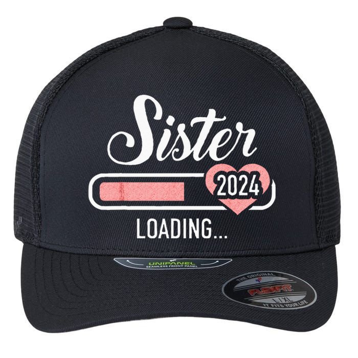 Sister Of The Birthday Cowboy Western Birthday Matching Flexfit Unipanel Trucker Cap