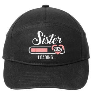 Sister Of The Birthday Cowboy Western Birthday Matching 7-Panel Snapback Hat