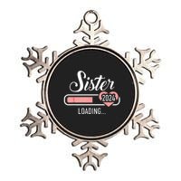 Sister Of The Birthday Cowboy Western Birthday Matching Metallic Star Ornament