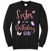 Sister of The Birthday Butterfly Party Matching Family Sweatshirt