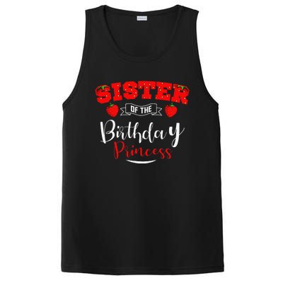 Sister Of The Birthday Princess Strawberry Theme Bday Party PosiCharge Competitor Tank