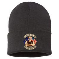 Sons Of Trump Maga Chapter 2024 Funny Sustainable Knit Beanie