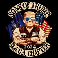 Sons Of Trump Maga Chapter 2024 Funny Sustainable Knit Beanie