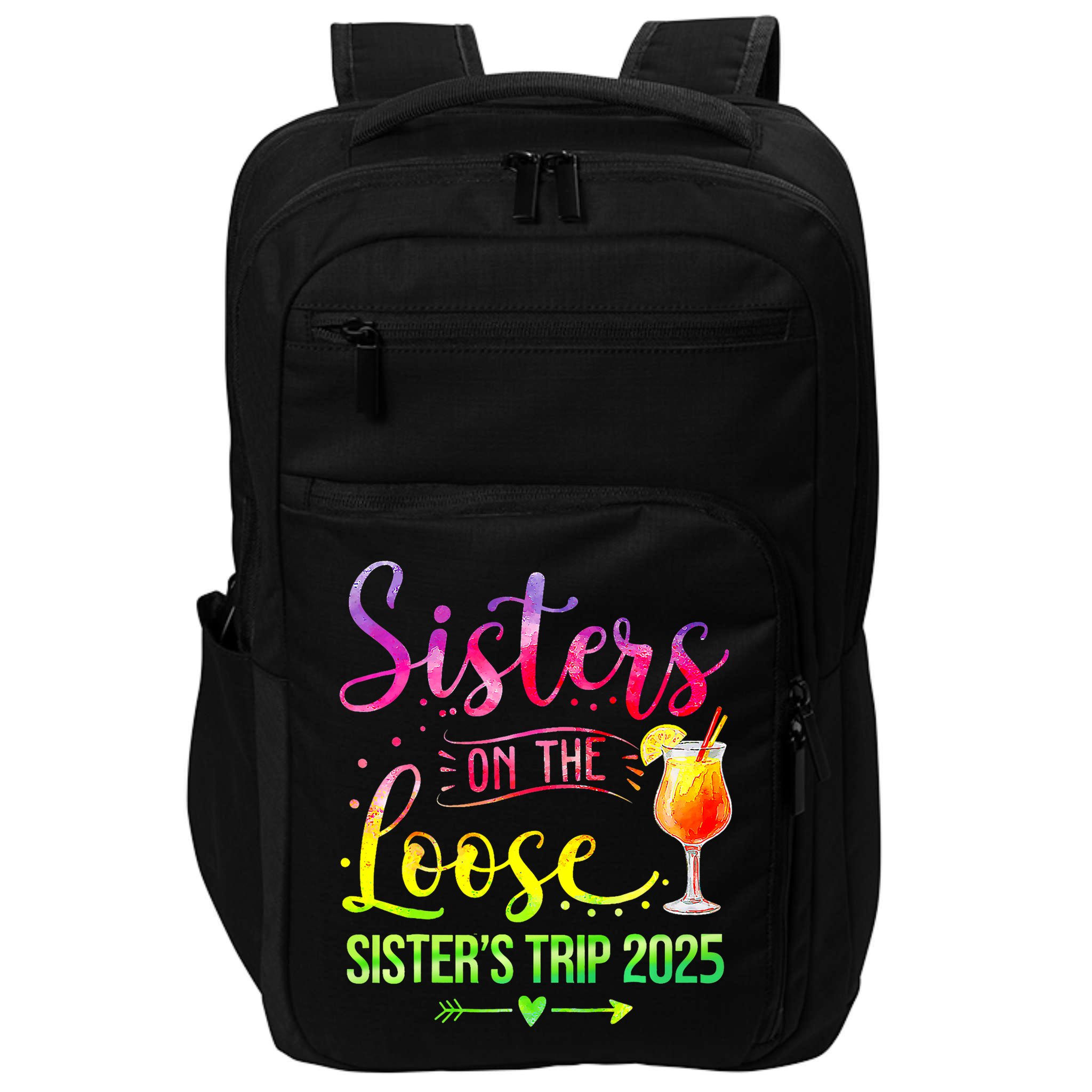 Sisters On The Loose Tie Dye SisterS Weekend Trip 2025 Impact Tech Backpack
