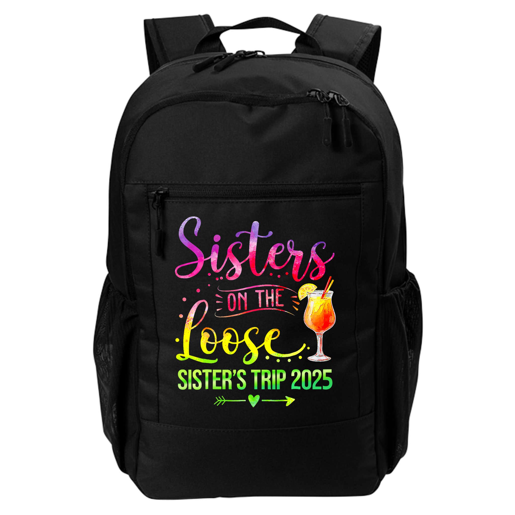Sisters On The Loose Tie Dye SisterS Weekend Trip 2025 Backpack