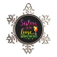 Sisters On The Loose Tie Dye SisterS Weekend Trip 2025 Metallic Star Ornament