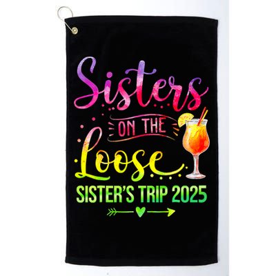 Sisters On The Loose Tie Dye SisterS Weekend Trip 2025 Golf Towel
