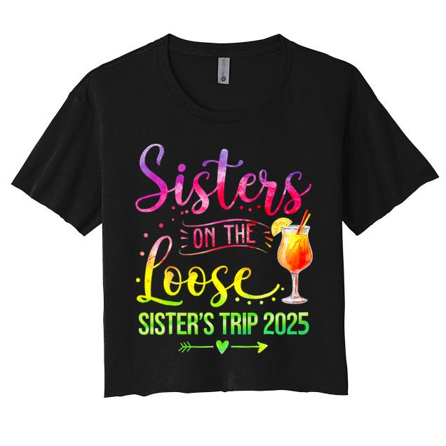 Sisters On The Loose Tie Dye SisterS Weekend Trip 2025 Crop Top