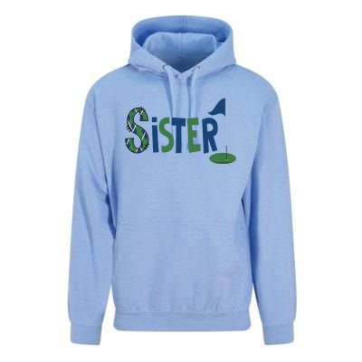 Sister Of The Birthday Boy Hole In One Golf Sport Matching Unisex Surf Hoodie