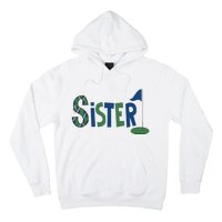 Sister Of The Birthday Boy Hole In One Golf Sport Matching Hoodie