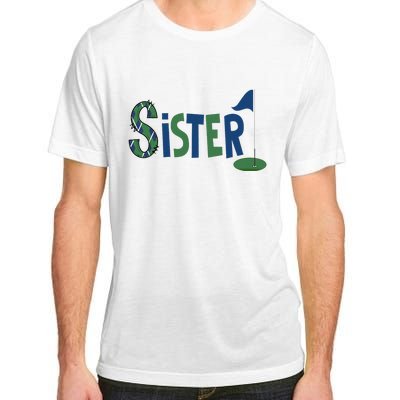 Sister Of The Birthday Boy Hole In One Golf Sport Matching Adult ChromaSoft Performance T-Shirt