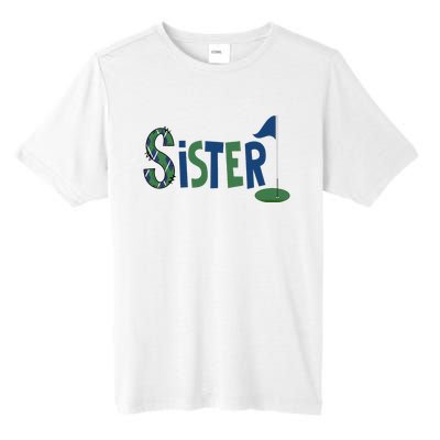 Sister Of The Birthday Boy Hole In One Golf Sport Matching Tall Fusion ChromaSoft Performance T-Shirt