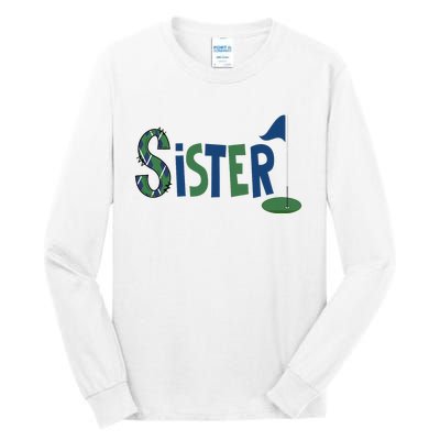 Sister Of The Birthday Boy Hole In One Golf Sport Matching Tall Long Sleeve T-Shirt