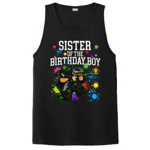 Sister Of The Birthday Boy Paintball Sport Matching Family PosiCharge Competitor Tank