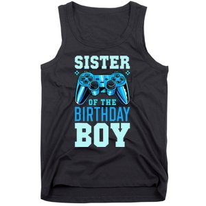 Sister of the Birthday Matching Video Game Birthday Gift Tank Top