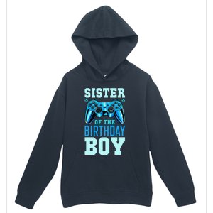 Sister of the Birthday Matching Video Game Birthday Gift Urban Pullover Hoodie