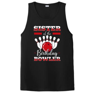 Sister Of The Birthday Bowler Bday Bowling Party Celebration PosiCharge Competitor Tank