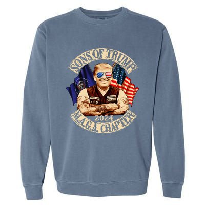 Sons of Trump Maga Chapter 2024  Garment-Dyed Sweatshirt