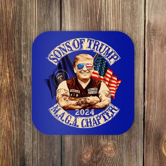 Sons of Trump Maga Chapter 2024  Coaster