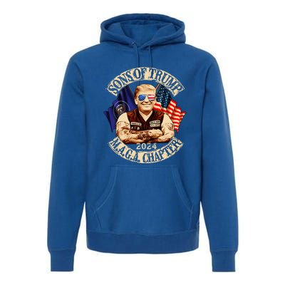 Sons of Trump Maga Chapter 2024  Premium Hoodie