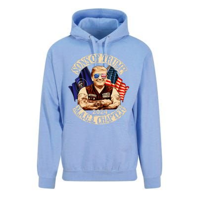 Sons of Trump Maga Chapter 2024  Unisex Surf Hoodie