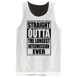 Straight Outta The Longest Intermission Ever Mesh Reversible Basketball Jersey Tank