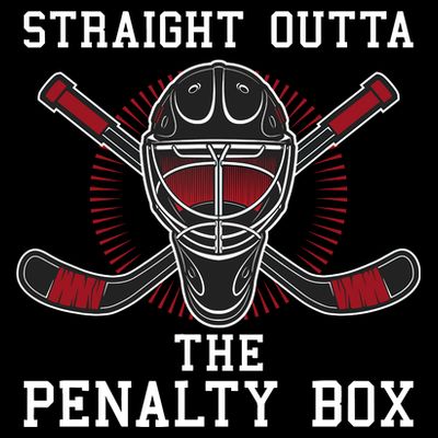 Straight Outta The Penalty Box Funny Goalie Ice Hockey T-Shirt