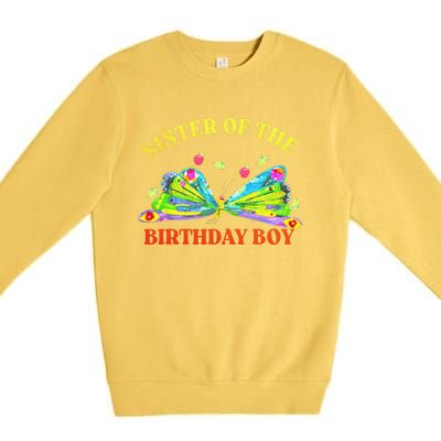 Sister Of The Birthday Hungry Caterpillar Family Premium Crewneck Sweatshirt