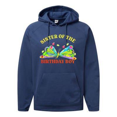 Sister Of The Birthday Hungry Caterpillar Family Performance Fleece Hoodie