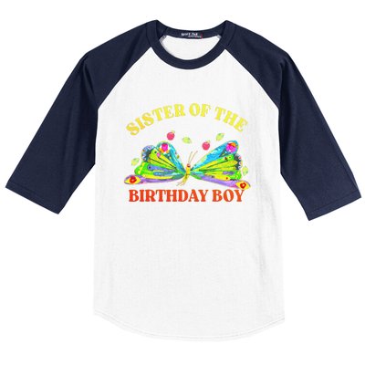 Sister Of The Birthday Hungry Caterpillar Family Baseball Sleeve Shirt