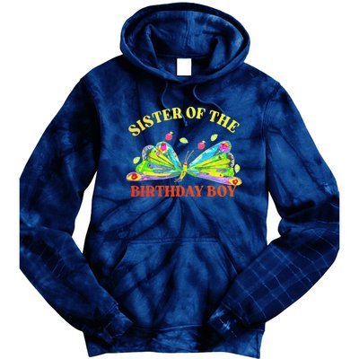 Sister Of The Birthday Hungry Caterpillar Family Tie Dye Hoodie